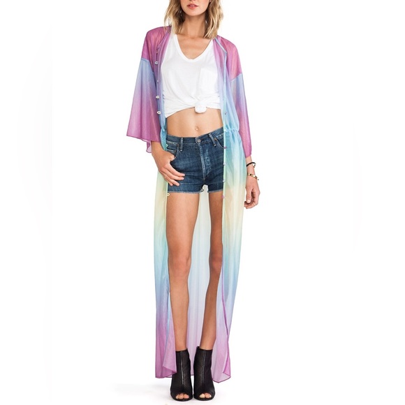 UNIF Dresses Unif Dream Dress Rainbow Ombr Maxi Dress Poshmark